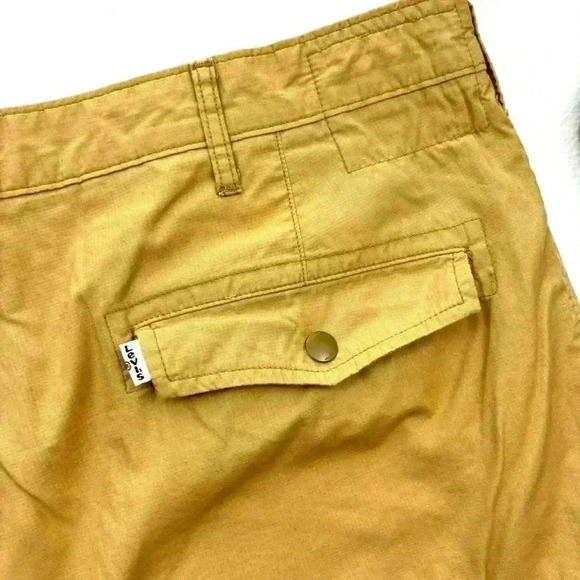 Levi’s Men Khaki Cotton Blend Safari Flap Pocket Long Mens Cargo Shorts Size 40 - Picture 8 of 15